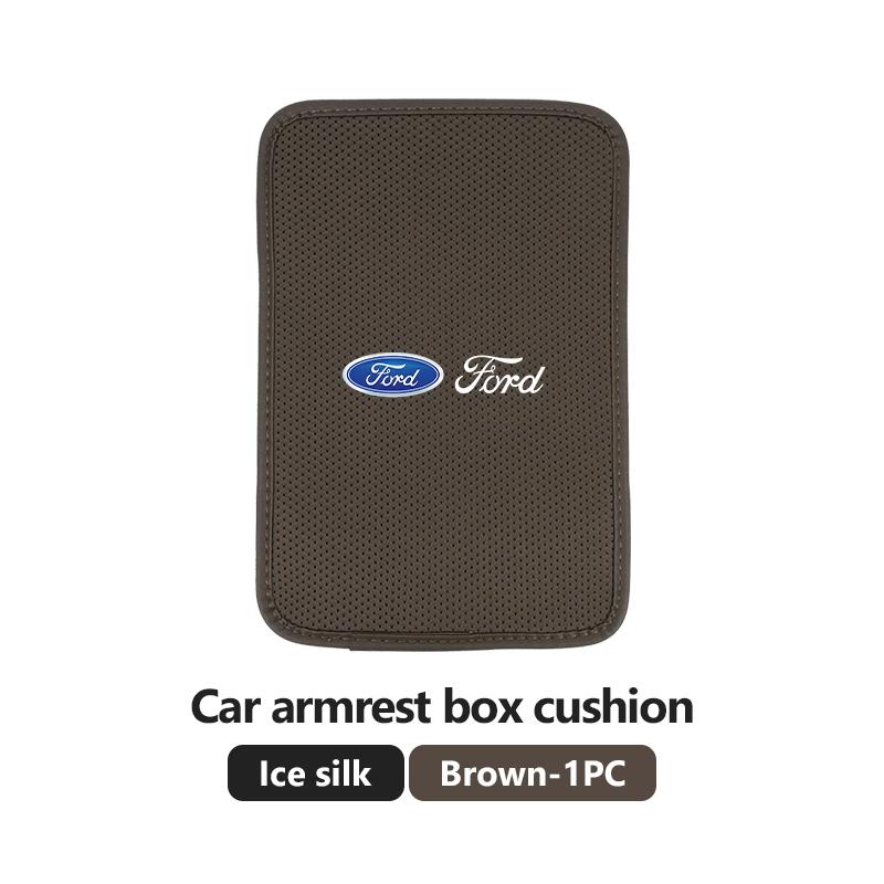 Car Center Console Covers Soft Armrest Mat Styling Accessories For Ford Escort KA Flex Everest KA Expedition Falcon Fusion