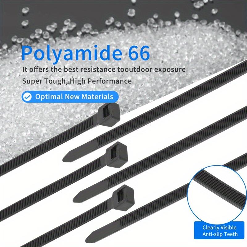 Длина 10см 15см 20см Ширина 2.5мм Сверхпрочные Прочные Нейлоновые Кабельные Стяжки Самоблокирующиеся Регулируемые Ремни Для Организации Дома На Открытом Воздухе