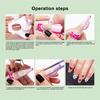 Yousheng 100Pcs Professional Long Nail Forms Acrylic Nail Paper Forms Easy To Use Thick Nail Extension Forms Manicure Tools