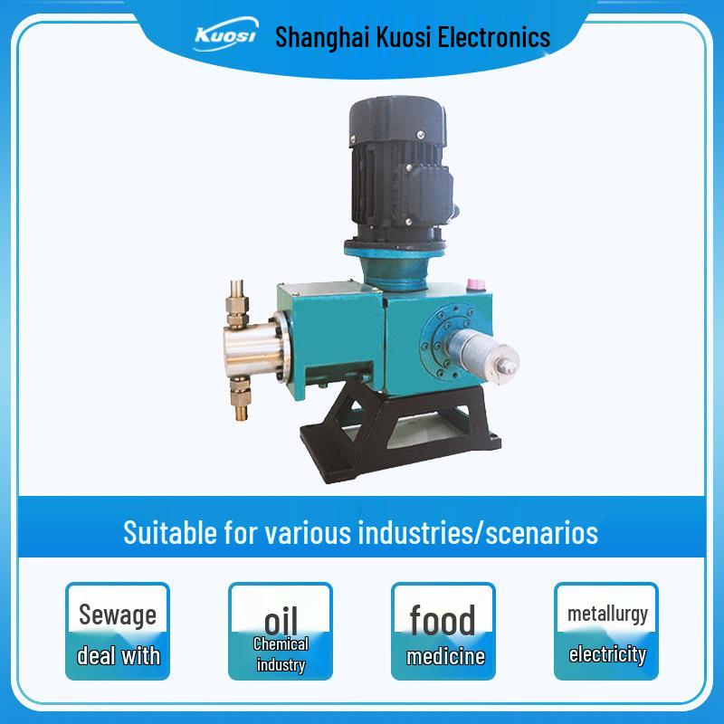 Ailipu J1.6 Stainless Steel High-Pressure Plunger Metering Pump, 4.0~23L/H Flow Rate