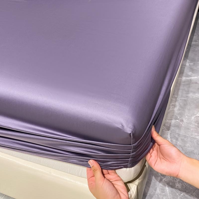 1000TC египетский хлопок роскошный комплект простыней 4/6 шт простыни однотонные плоские простыни с наволочками размер Queen King