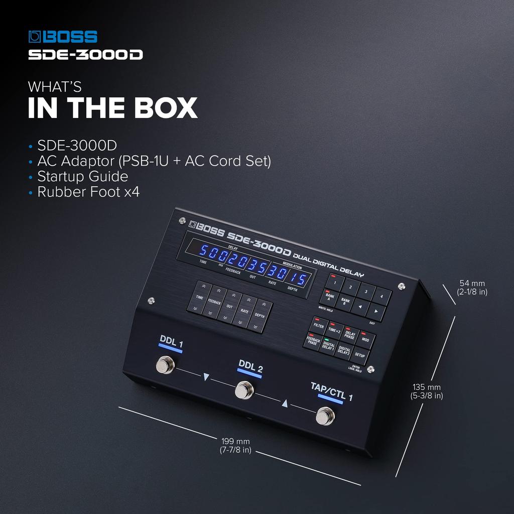 BOSS Dual Digital Delay BOSS/SDE-3000D