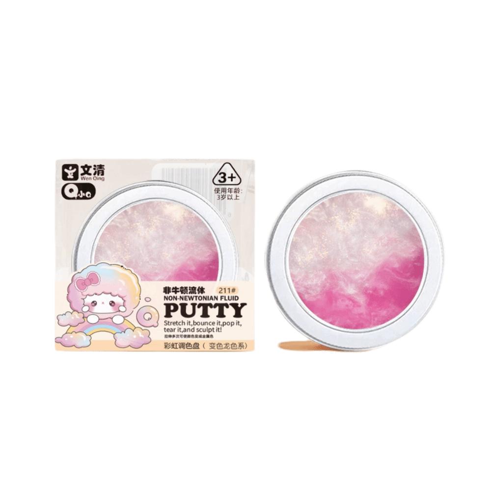 Transparent Non-newtonian Liquid Clay Toys Crystal Clear Crystal Bouncy Slime Toy Sensory Toy