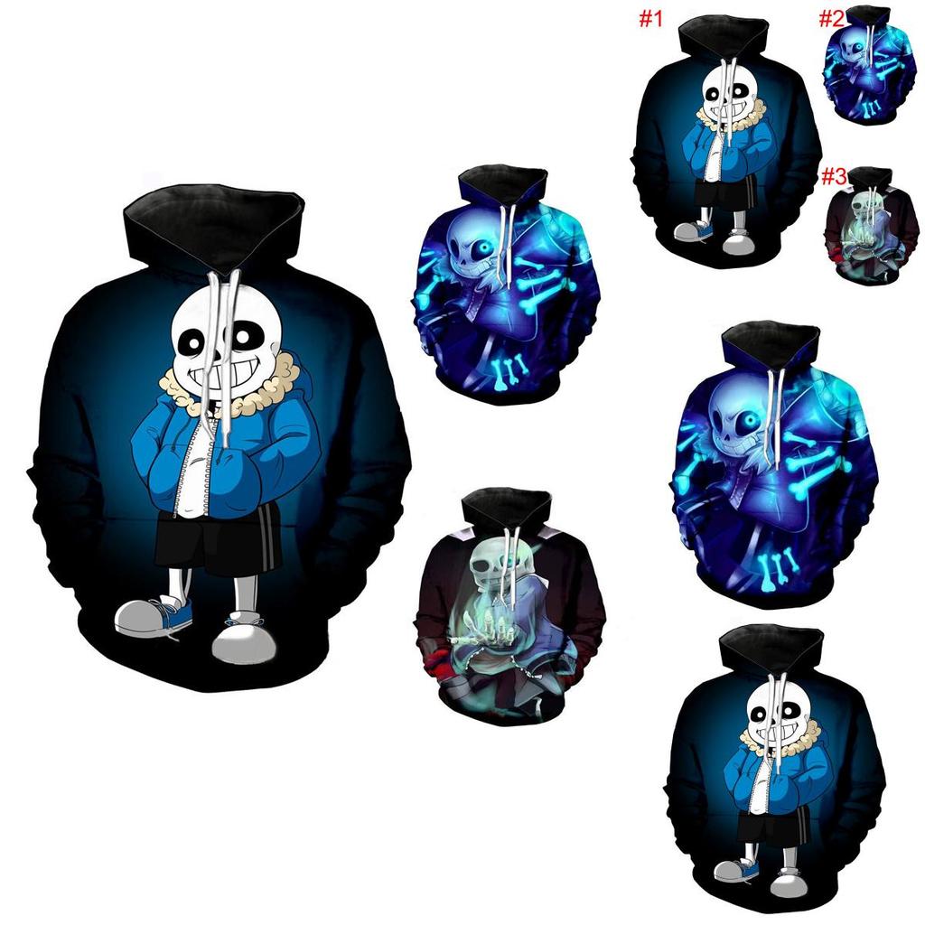 Cartoon Frisk Undertale 3d Print Hoodies Sweatshirt Pullover Jacket Sweatshirt