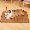Dog Mat Pet Cooling Summer Pad Breathable Pet Dog Bed Washable Dog Cooling Pad for Outdoor And Indoor