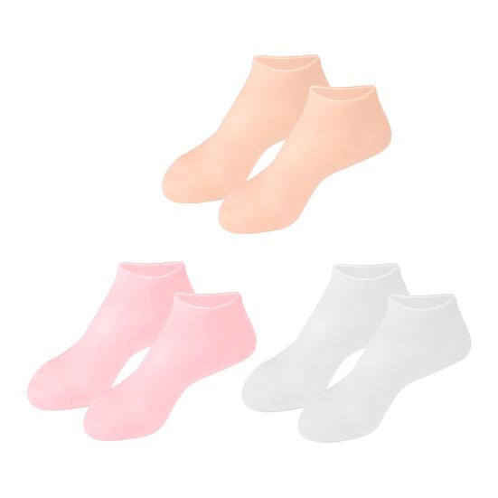 1 пара защитных чехлов для ног, силиконовые водонепроницаемые устойчивые к трещинам смягченные мозоли, кератинизированные рукава для ног, пляжные носки