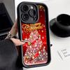 N113 Merry Christmas Desig Art Soft Angel Eyes Phone Cases for Samsung S23 S24 Ultra S21 A54 A34 A13 A14 A06 A24 Realme 12 Vivo OPPO Shockproof Cover