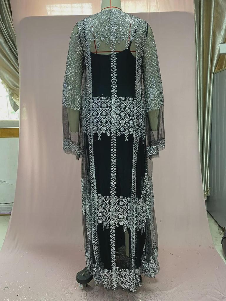 2025 Европейское и Американское Сексуальное Платье-Шаль Из Двух Частей Вечернее Платье Для Женщин