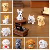 Resin Animal Figurines Cartoon Micro Landscape Ornaments Cute Dog Figurines Miniatures  Garden