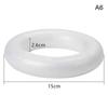 1Pcs Polystyrene Foam Ring Round Wedding Party Decorations New DIY Handmade Wreath
