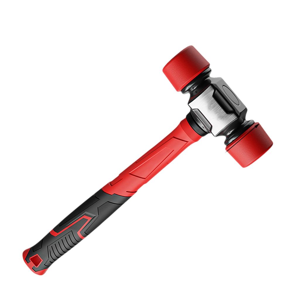 Резиновые киянки молоток амортизирующая фибровая рукоятка инструмент для укладки пола для колышков палатки для кемпинга и деревообработки