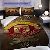 Manchester Legacy Pride Bedding (1 * duvet cover + 2 * pillowcase, without core) 2D Flat Bedding set Soft and comfortable Duvet cover and pillowcase