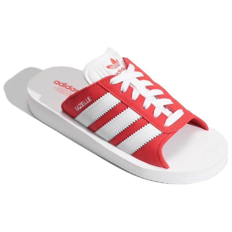 Adidas Gazelle Beach Slides 'Red' JQ7424
