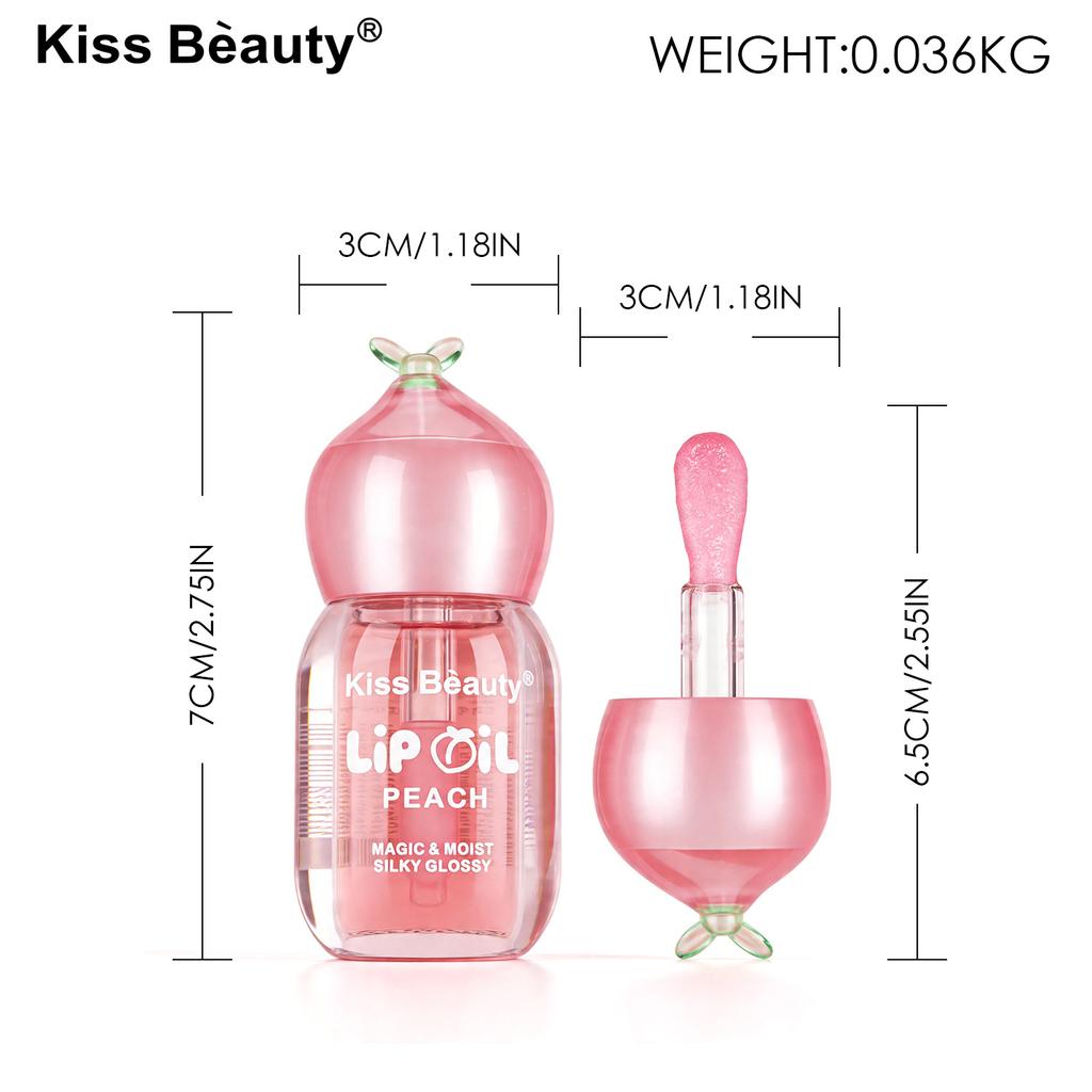 Kissbeauty Термо-блеск для губ Меняющий цвет Масло для губ Увлажняющий Увлажняющий Водонепроницаемая Термо-помада