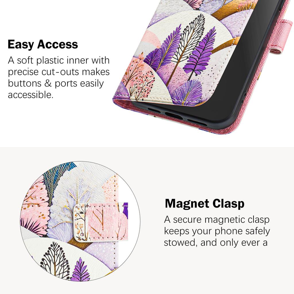 For ZTE Blade V60 Vita A75 A35 A55 V40S A73 A53 A52 V50Vita Leather Case Magnetic Wallet Card Holder Flip Folio Cover Kickstand Protective Cases