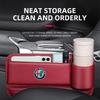 kpaxs9 Car Seat Gap Organizer Multifunction Console Crevice Storage Box For Alfa Romeo GT 147 159 156 166 Giulietta Tonale Volante 8C
