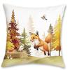Наволочки с лесными животными, вдохновленные природой: Олень, Медведь, Лиса и другие! Чехол на подушку для дивана, украшение для дома