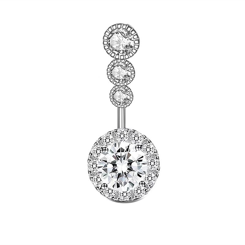 Кольца для пупка из циркония для женщин и девочек, сексуальное кольцо в виде цветка для пупка, пирсинг, ювелирные изделия, аксессуары, подарки