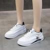 Маленькие белые туфли женская весенняя мода круглый носок студенческие кеды на плоской подошве повседневные кроссовки женская обувь тренд