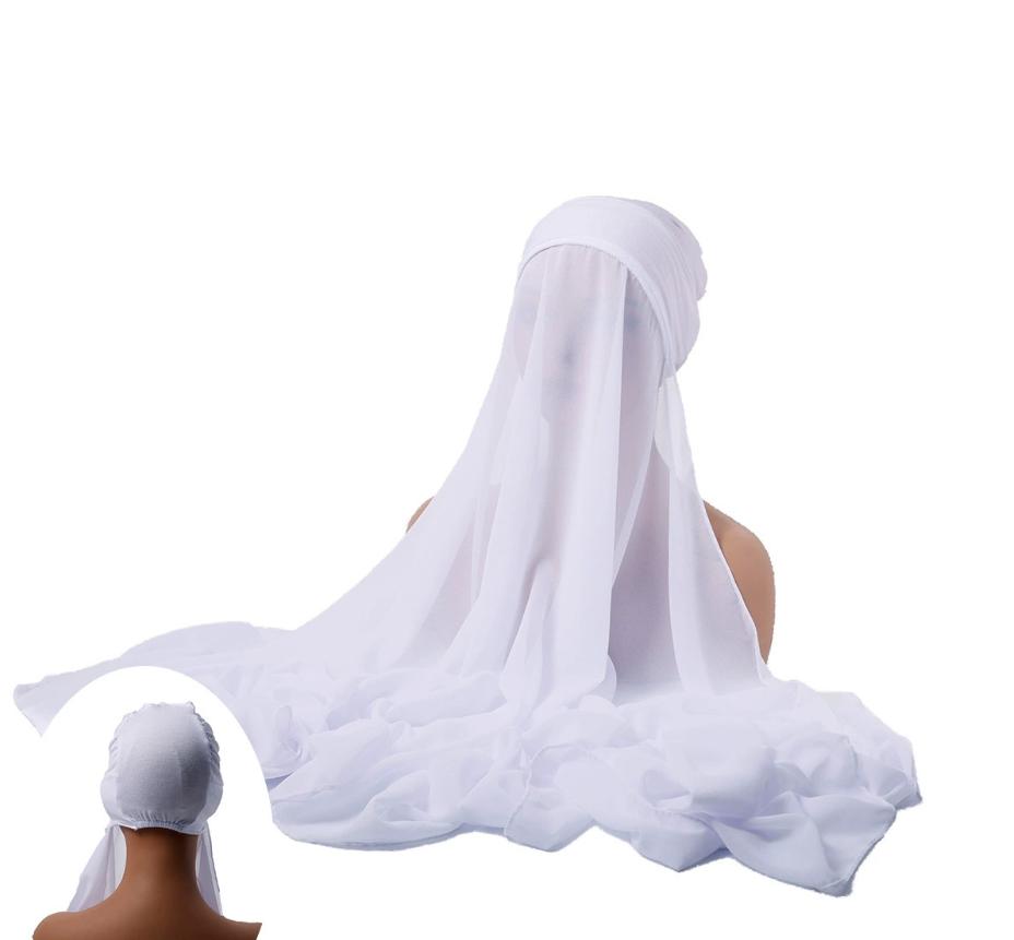 Рамадан Готовые Хиджабы Шифоновый Хиджаб Шарф с Джерси Шапочками Боннет Дизайн Бренда Мусульманский Шарф Женский Исламский Подхиджаб Хиджабы