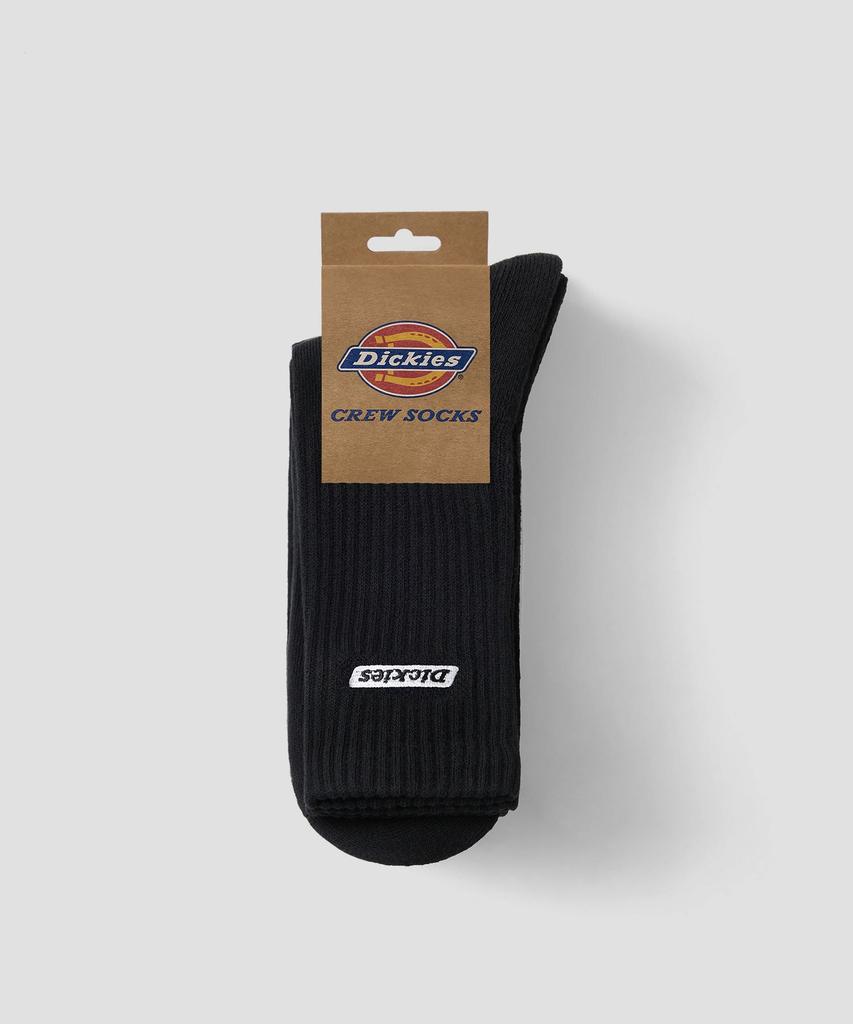 Dickies [3 упаковки] Носки средней длины с логотипом-баннером, черные