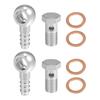 ACROPIX Banjo Bolt Hose Barb Fittings, Banjo Fittings, Fuel Line with Screw Washers, For
