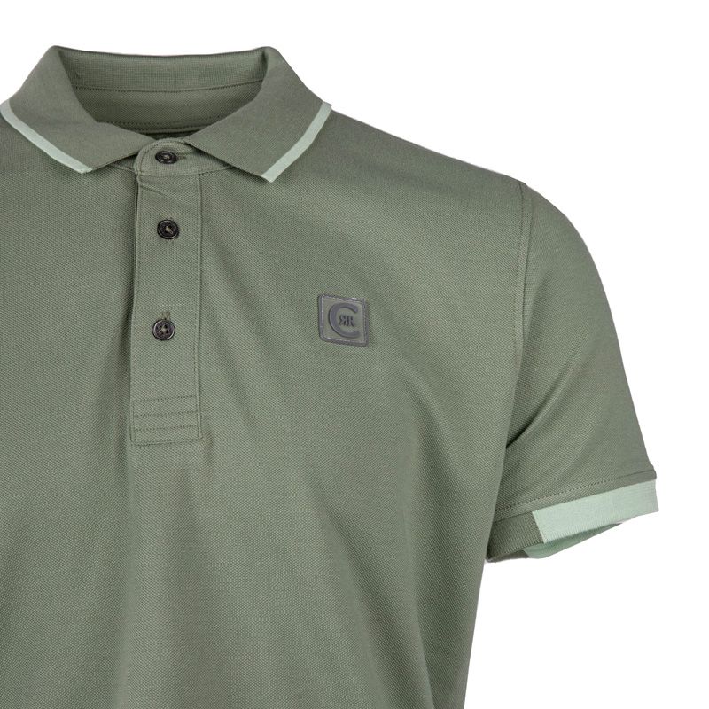Bormida Short-sleeved Polo Shirt with CERRUTI Logo for Men