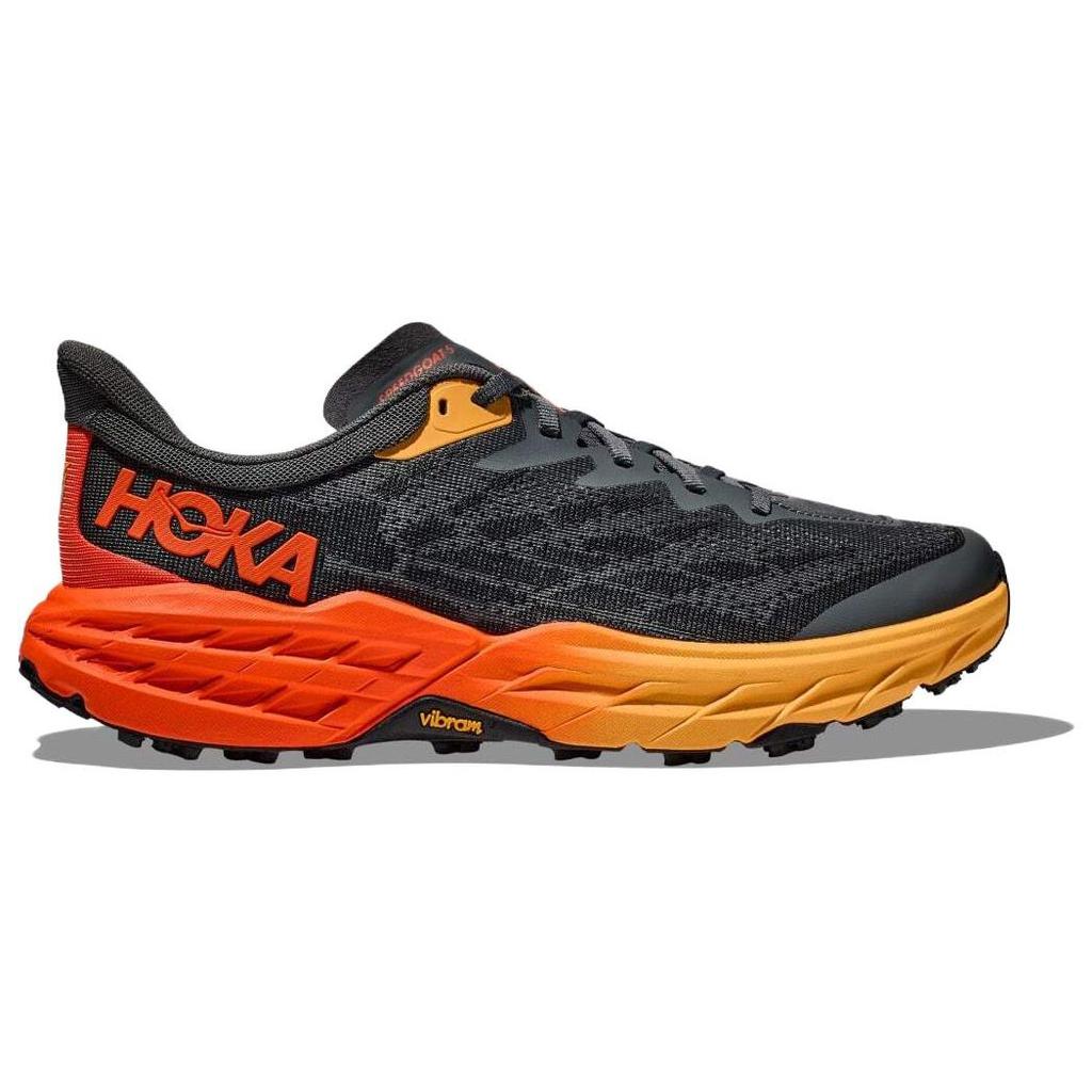 HOKA Speedgoat 5 Castlerock Flame Мужские кроссовки черные 1123157-CFLM
