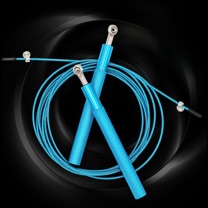 Обучение учащихся средней школы из алюминиевого сплава, скакалка для взрослых, фитнес-спортивное оборудование, универсальный подшипник, стальная проволока, скакалка