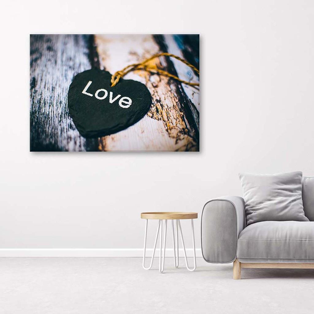 Canvas Print, Love Pendant