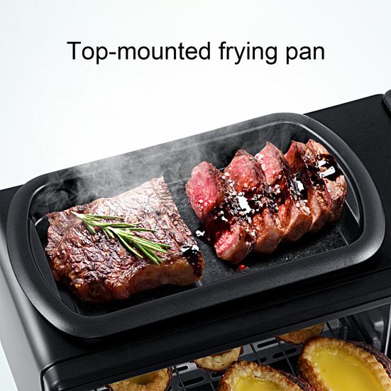 1 комплект, электрическая машина для завтрака, 3-в-1, сейф, 220 В, тостер с двойной нагревательной трубкой, товары для дома