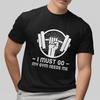 Смешная футболка для спортзала Я Должен Идти Мой Зал Меня Ждет Фитнес Тренировка Графическая Тренировочная Футболка