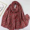 2024 Spring And Autumn Winter New Cotton And Hemp Long Thin Scarf Travel Versatile Sunscreen Warm Shawl For Women