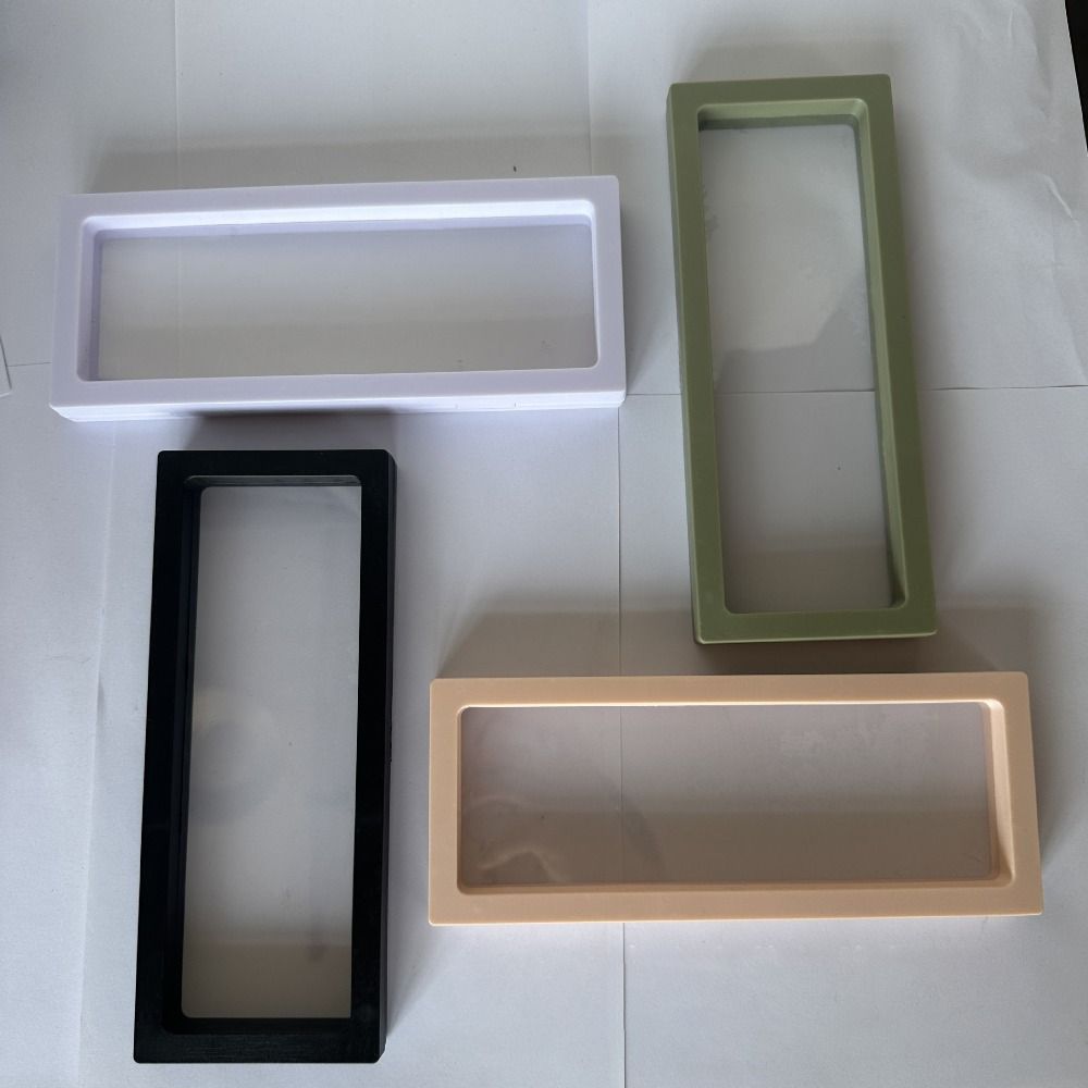 Эластичная коробка для демонстрации ювелирных изделий, цветная рамка, прозрачная коробка с ПЭ-пленкой, демонстрация подарков