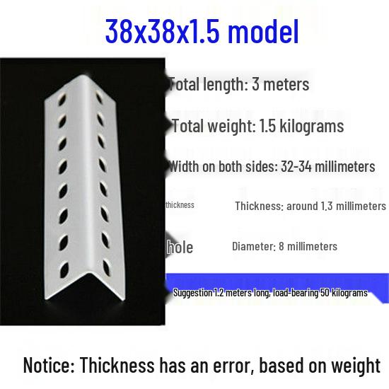 Adjustable Triangle Steel Bracket with Holes for Shelving and Storage