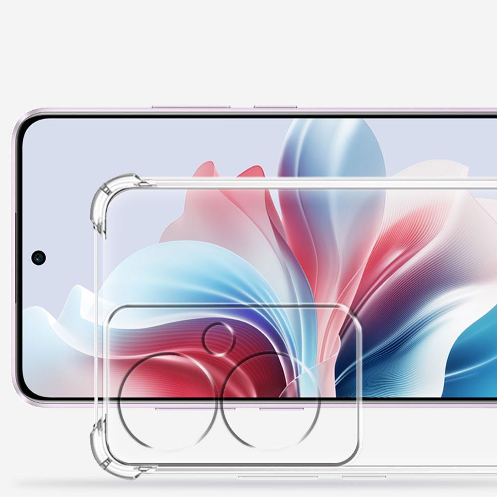 For OPPO Reno11 F 5G Case Clear Shockproof Silicone Soft Protect Cover For Oppo F25 Pro 5G Clear Bumper Coque On Reno11F Funda
