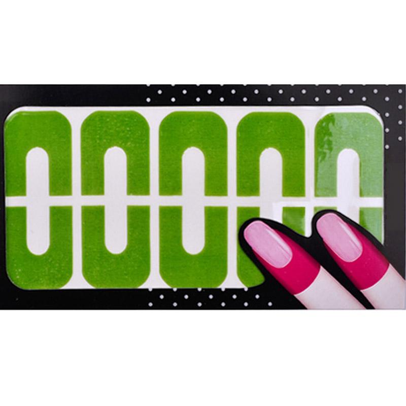 10 шт./лист защитных наклеек для лака для ногтей, держатель для инструментов, креативный U-образный, водонепроницаемый, прочный, чехол для пальцев маникюрного инструмента