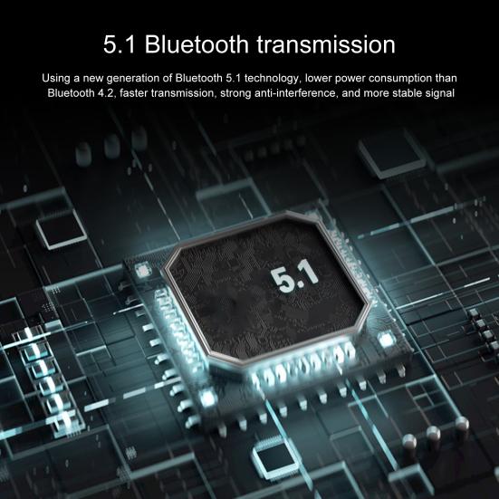 H2 Bluetooth-совместимые наушники 5.1 с цветной светодиодной подсветкой Портативная складная беспроводная гарнитура для игр
