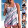 2024 New Summer Women's Regular Tankini Beach Set Monokini Swimwear Swimwear Two Piece Swimwear Fashion Print Tankin