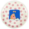 Yamaka Shoten Moomin Little Garlic 13cm Moomin Nordic Day Wedding Made In "The Ones" Plate, Approx. Diameter, Microwave-Safe, Merchandise, Style,