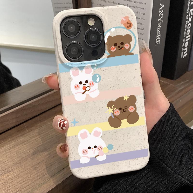 Mobile Phone Cases for iPhone 11 13 XR 15 Pro Max 12 14 Pro Max Case iPhone 16 7 Plus 8 Plus XS Max Degradable and Environmentally Friendly