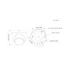 Dahua DH-IPC-HDW1230V-A 2MP POE IR Dome IP Camera CN plug (adapter included)
