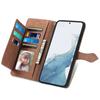Embossed Totem Flower Phone Case for iPhone Samsung Xiaomi Huawei Honor Google OPPO Stand Holder Card Slots Zipper Wallet Cover with Hand Strap