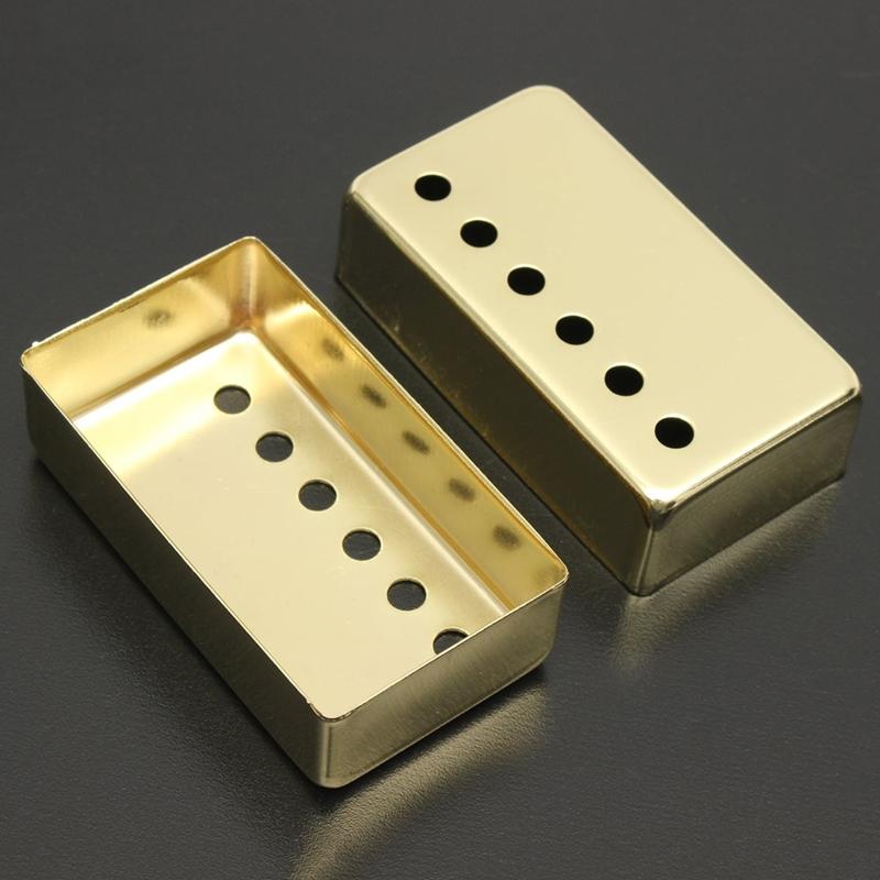 2Pcs Guitar Bass Humbuckers Pickup Covers Set Humbuckers Cover for Neck & Bridge
