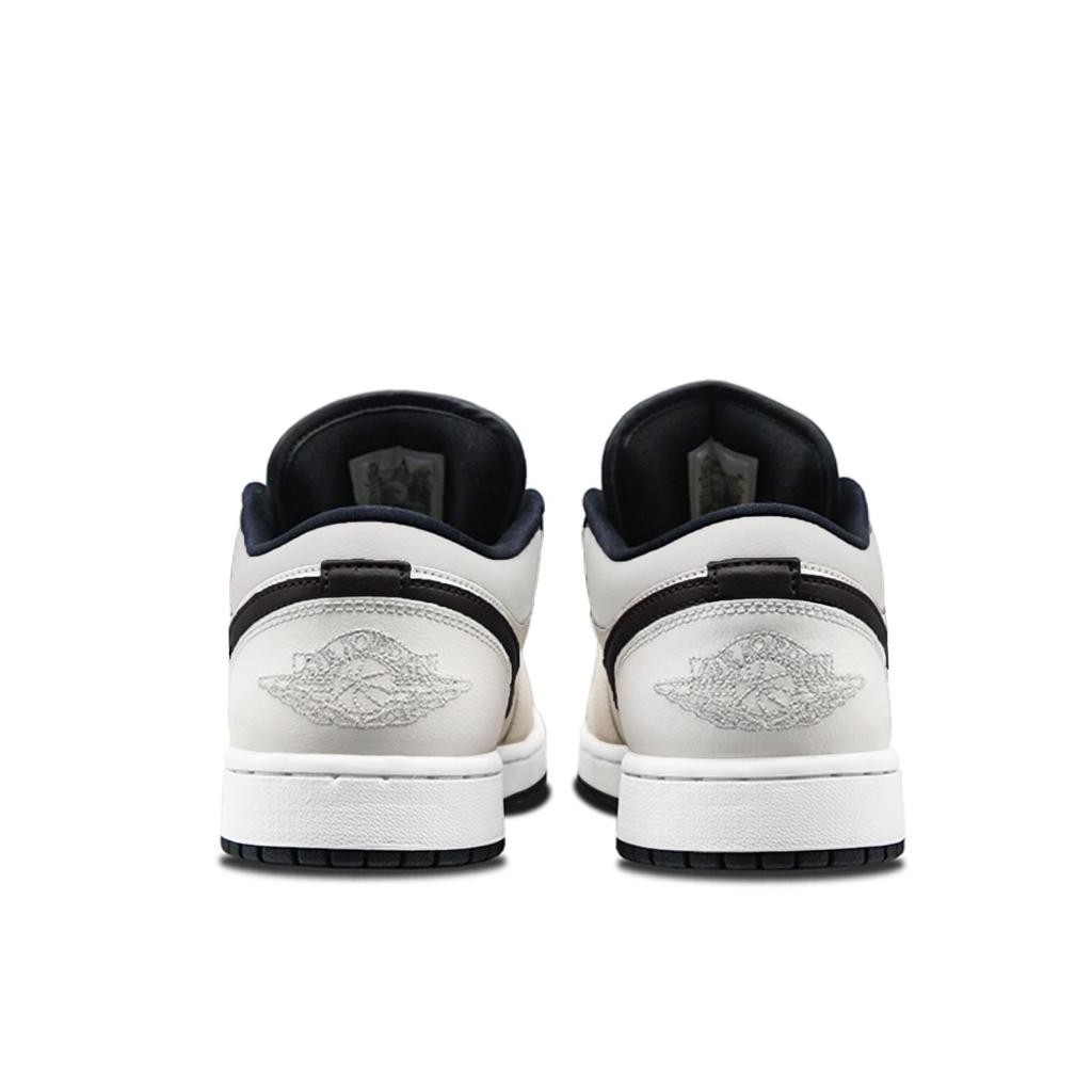 Jordan Air Jordan 1 Легкие Увеличивающие Рост Низкие Винтажные Баскетбольные Кроссовки Мужские Черно-Белые 553558-040(Команда1605--)