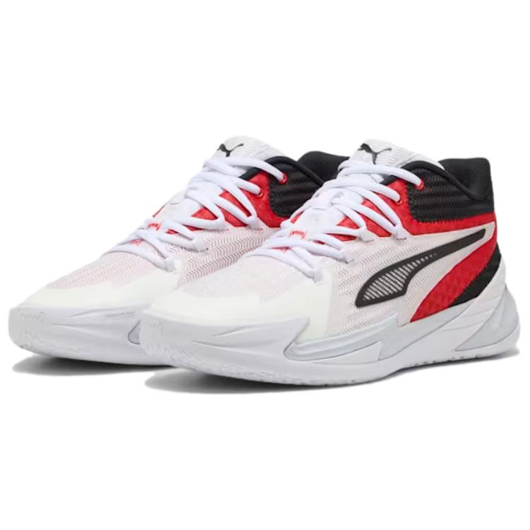 Puma Dagger White Red Black Unisex Sneakers 311353-02