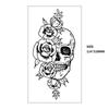 Xqb Black Skull Animal Eagle Snake Water Transfer Tattoo Simulation Disposable Tattoo Sticker