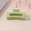8.5CM x 10.5CM Rectangular Matte PS Hair Clip - Simple Shark Hair Accessory