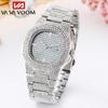 VA VA VOOM Водонепроницаемые часы с бриллиантами, костюм из сплава, модный тренд, часы с календарем Shi Ying