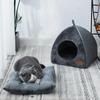 Кровать для кошки Палатка для кошки Треугольный лоток для кошки Закрытый домик для кошки Товары для домашних животных Закрытый